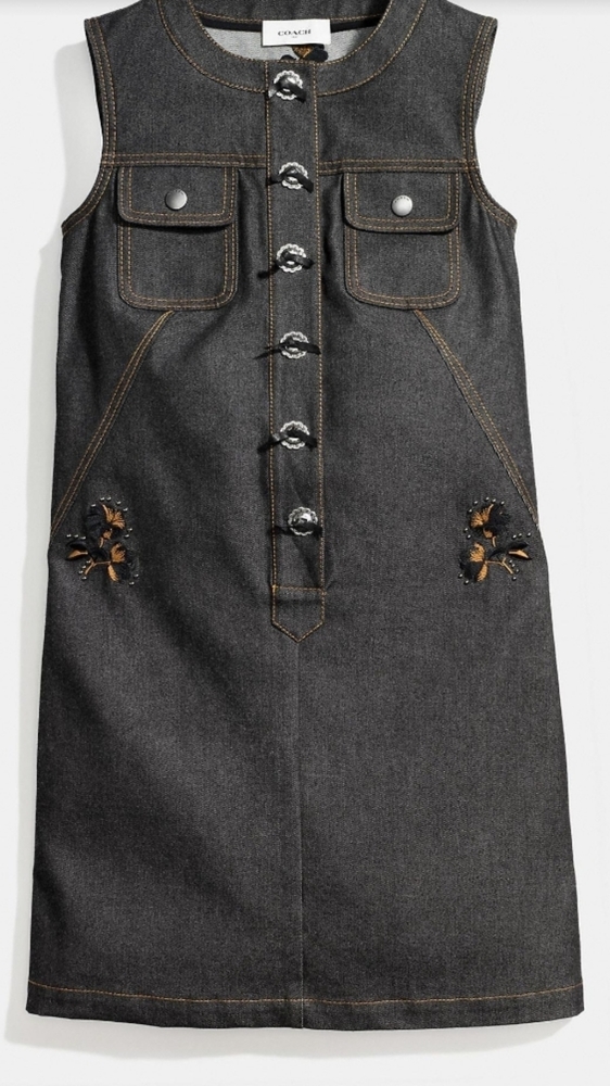 Coach 1941 Japanese denim dress size 2 and 0